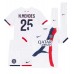 Paris Saint-Germain Nuno Mendes #25 Dětské Oblečení Venkovní Dres 2024-25 Krátkým Rukávem (+ trenýrky)